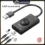 USB Sound Card Adapter with Mic & Volume