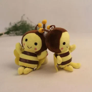 Anime Bee Plush Keychain Toy 12cm 2