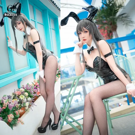 Sakurajima Mai Bunny Cosplay Suit Wig 3 | PricZone