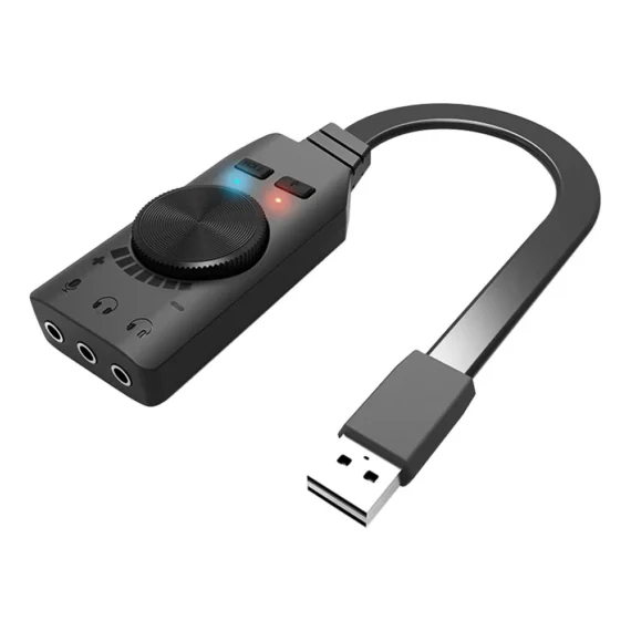 GS3 71 USB Sound Card Adapter 2021 Volume Control | PricZone