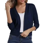 Elegant Cropped Cardigan for Women 2 | PricZone