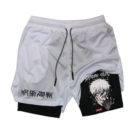 Jujutsu Kaisen 2 in 1 Mens Gym Shorts | PricZone