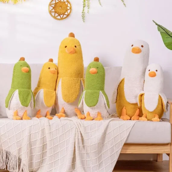 Cute Banana Duck Plush Toy 50cm Soft Gift 4 | PricZone