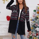 Womens Christmas Deer Cardigan 2 | PricZone