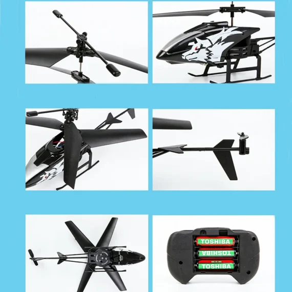 Mini 2CH USB RC Helicopter with light drone 6 | PricZone