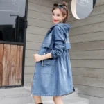 Korean Hooded Denim Jacket for Women 4 | PricZone