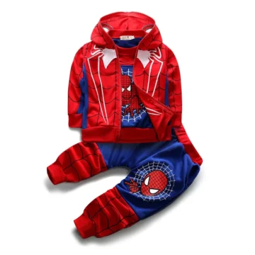 Spiderman Baby Boys Autumn Outfit Set 3Pcs 2 | PricZone