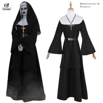 Black Nun Horror Costume for Women 2