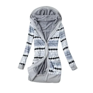 Striped Hooded Cardigan for Women | PricZone