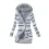 Striped Hooded Cardigan for Women