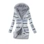 Striped Hooded Cardigan for Women