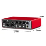 MD22 48V USB Audio Interface for Guitar 6