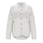 Vintage Fringe Denim Jacket Korean Style 2 | PricZone