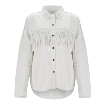 Vintage Fringe Denim Jacket   Korean Style 2 | PricZone
