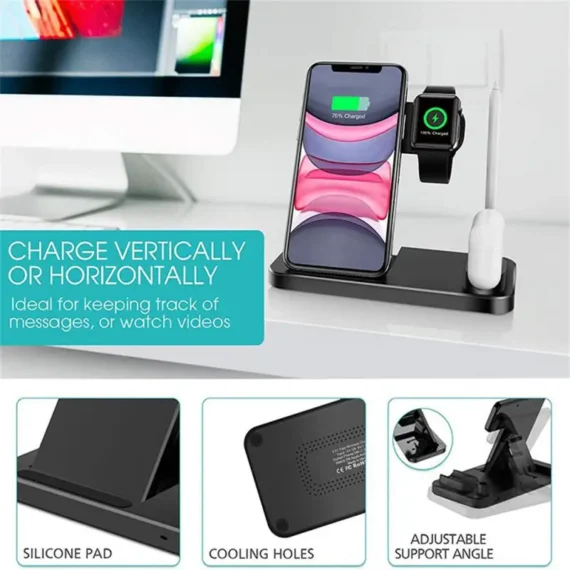 3 in 1 Foldable Charger Phone Stand 5 | PricZone