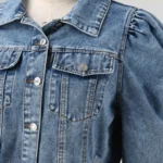 Puff Sleeve Denim Jacket 2024 Womens 4 | PricZone