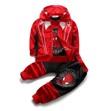 Spiderman Baby Boys Autumn Outfit Set 3Pcs | PricZone