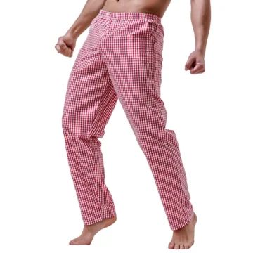 Striped Cotton Men's Lounge Pajama Pants 2