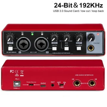 MD22 48V USB Audio Interface for Guitar | PricZone