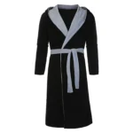 Mens Plush Warm Long Robe Kimono 5 | PricZone