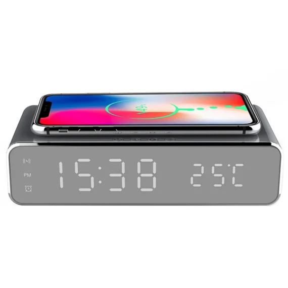 LED Alarm Wireless Charger for iPhoneXiaomi 6 | PricZone