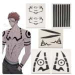 Jujutsu Kaisen Sukuna Tattoo Stickers 4 | PricZone