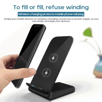 10W Qi Foldable Vertical Wireless Charger