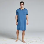 Soft Mens Long Nightshirt Comfort 3 | PricZone