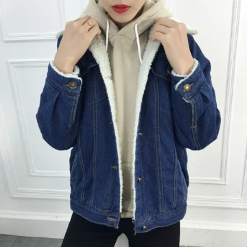 Warm Wool Denim Jacket 2023 - Casual Fit