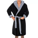 Mens Plush Warm Long Robe Kimono 2 | PricZone