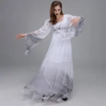 Ghost Bride Costume Scary Lace Gown | PricZone