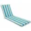 Stripe Chaise Lounge Cushion – Weatherproof