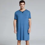 Soft Mens Long Nightshirt Comfort 5 | PricZone