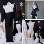 Adult Womens Nun Halloween Costume Fancy Dress Outfit 4 | PricZone