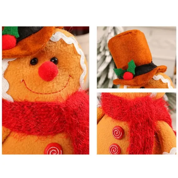 Christmas Gingerbread Plush Pillow Decor 3 | PricZone