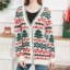 Festive Knit Cardigan for Women – Xmas Style