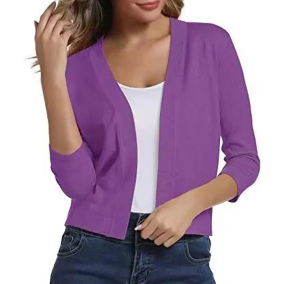 Elegant Cropped Cardigan for Women 4 | PricZone