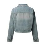 Retro Cropped Denim Jacket for Women 2 | PricZone