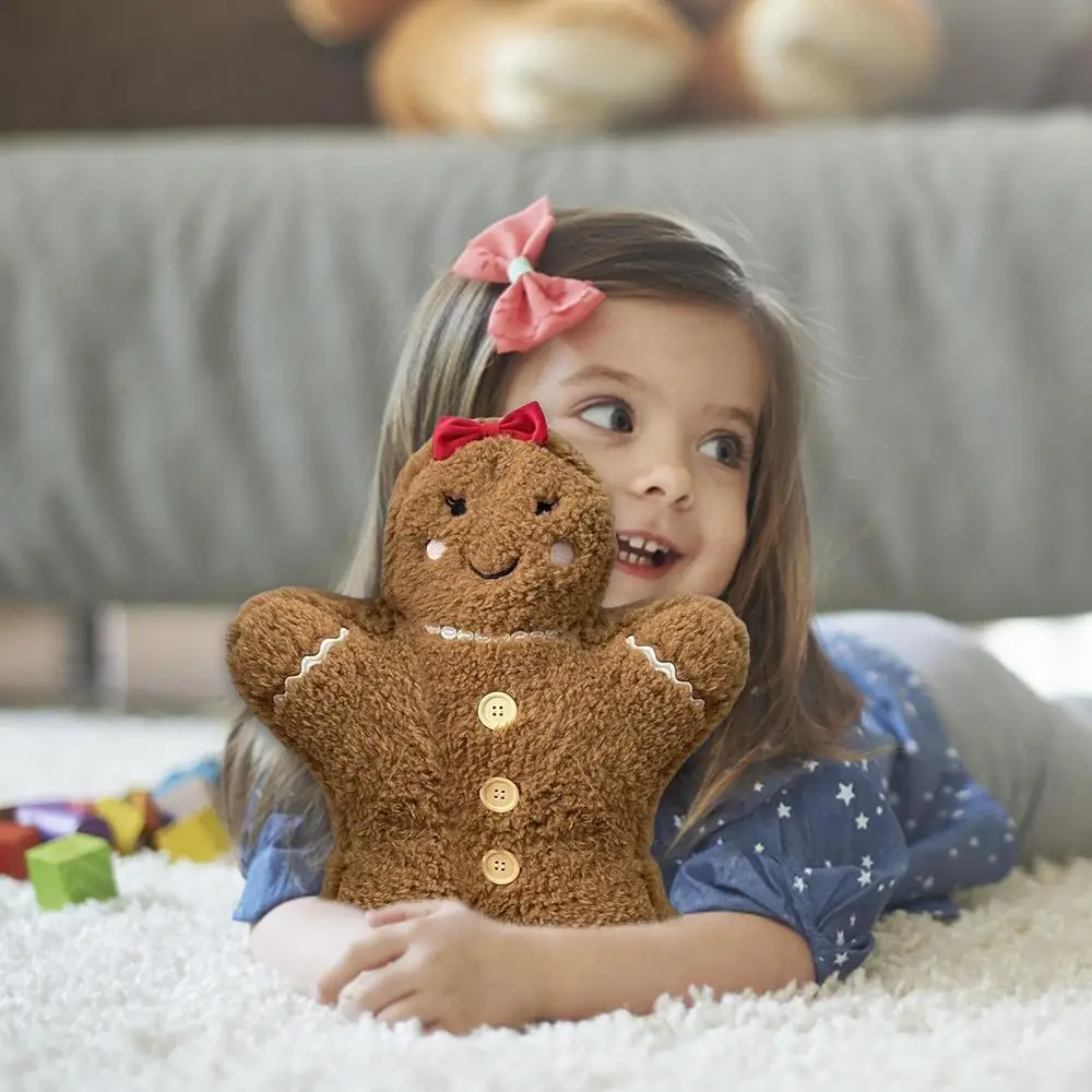 Xmas Gingerbread Plush Pillow - Cute & Cozy