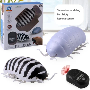 RC Pillbug Robot - Kids' Prank Insect Toy 2