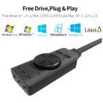 GS3 71 USB Sound Card Adapter 2021 Volume Control 3 | PricZone