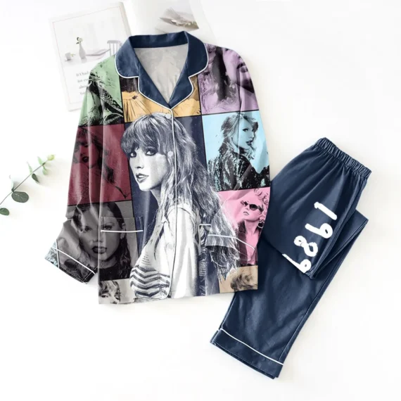 Silk Long Sleeve Pajama Set for Women 5 | PricZone