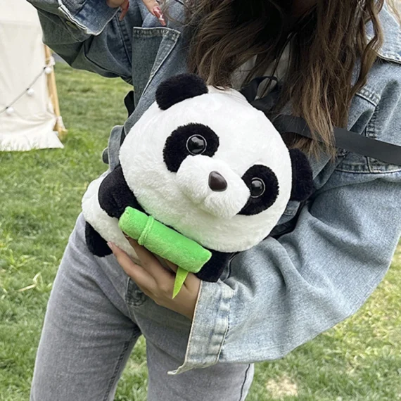 Kawaii Panda Plush Backpack for Kids 3 | PricZone