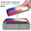 LED Alarm & Wireless Charger for iPhone/Xiaomi