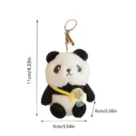 Cute Panda Keychain Plush Car Charm 6 | PricZone