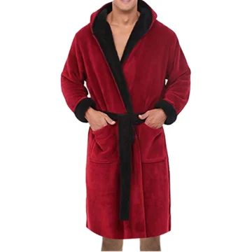 Warm Thick Kimono Bathrobe for Couples L5 2