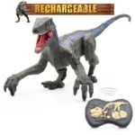 Blue Raptor RC Dino Toy Kids Jurassic Gift | PricZone