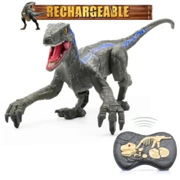 Blue Raptor RC Dino Toy Kids Jurassic Gift | PricZone