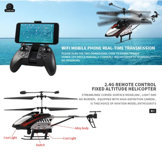 LED RC Helicopter 4CH 24G Kids Gift 2 | PricZone