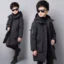 Boys’ Warm Hooded Winter Parka -30°C